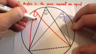 Circle Theorems  Corbettmaths [upl. by Aros710]