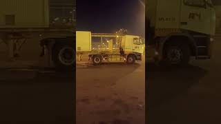 Truck Reverse Parking My Night Shift Duty Material Loading Doc Area Rabigh Ksa 2024 [upl. by Eelrebmik]