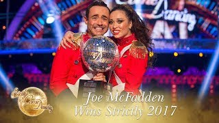 Joe McFadden amp Katya Jones win Strictly Come Dancing 2017  Final 2017 [upl. by Syverson]