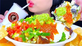 ASMR MUKBANG  Giant Burrito Bowl From Chipotle  Eating Sounds  ASMR Phan [upl. by Lirbij158]