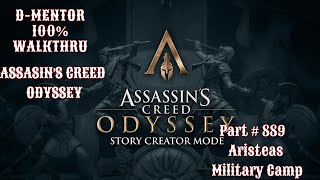 Assassins Creed Odyssey 100 Walkthrough Aristeas Military Camp [upl. by Niamjneb637]