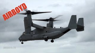 V22 Osprey Demonstration  Farnborough Airshow [upl. by Anor171]