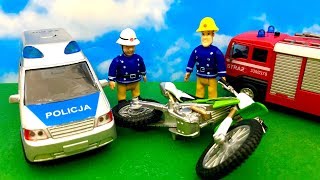 Strażak Sam i Wypadek na motorze ☺ Bajka dla dzieci po Polsku ☺ Fireman Sam [upl. by Colt499]