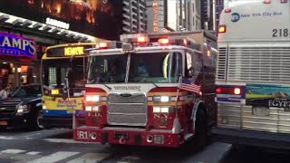 1 Million Views Special FDNY Responding Compilation 6 Blazing Sirens amp Loud Air Horns Throughout NYC [upl. by Ocsisnarf]