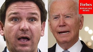 BREAKING DeSantis Suggests Blocking Biden From Ballot After Colorado Supreme Court Ruling On Trump [upl. by Ehtylb]