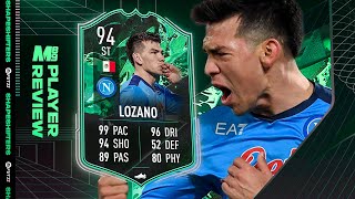 SHAPESHIFTERS LOZANO PLAYER REVIEW  FIFA 22 Player Reviews [upl. by Bruno]