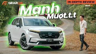 HONDA CRV 2024 HYBRID mạnh kiểu mượt mà và vẫn lái quá hay với khúc C  GearUp Indepth Review [upl. by Gardel492]