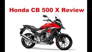 Honda CB 500 X  2018  Test Ride amp Review [upl. by Quenna]