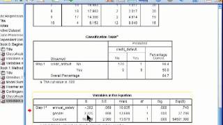 Logistic Regression  SPSS part 4 [upl. by Neirual147]