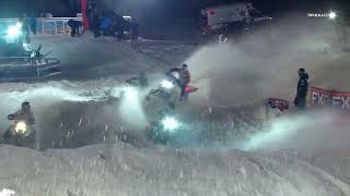 Snocross Round 5 Pro Lite Highlights  Deadwood SD [upl. by Rina]