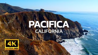 PACIFICA CA DRONE FOOTAGE IN 4K [upl. by Nemrac]