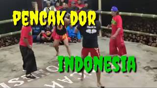 Pencak dor terbaru 27 Apr 2019  jhoni hunter dan jeka saragih  rame rame di atas ring [upl. by Carmen]