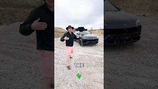 Homeless Man On Lamborghini Urus😱 camperghini shorts [upl. by Pepi]