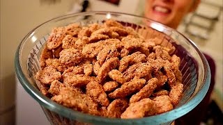 Candied Pecans  Easy Pecan Candy Recipe [upl. by Ethbun27]