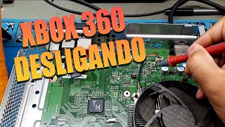 XBOX 360 DESLIGANDO COMO ARRUMAR ON  OFF [upl. by Bartram574]