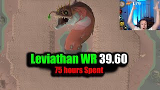 Leviathan World Record 3960  42s faster than old WR  OSRS [upl. by Ylecara]