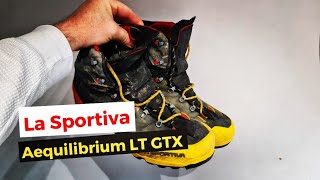 Super Quick Overview La Sportiva Aequilibrium LT GTX Leather version [upl. by Olin]