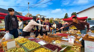 Bustling Suburban Market in Yunnan China Snack Paradise Premium Dried Beef amp Timeless Tastes [upl. by Lenoel]