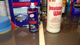 Turtle wax ice shine lock sealant vs collinite 845 insulator wax [upl. by Peregrine11]