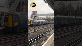 2 class375 leaving Paddock Wood heading to London Charing Cross [upl. by Buckden]