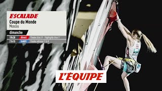 Étape 2 à Moscou bandeannonce  ESCALADE  COUPE DU MONDE 2019 [upl. by Sral]