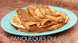 Panqueques dulces con manjar  Come como príncipe [upl. by Canning]