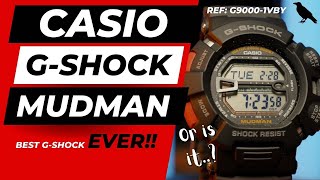 CASIO GSHOCK MUDMAN watch review Ref G90001vby affordable tough design BEST GSHOCK EVER [upl. by Akyssej]