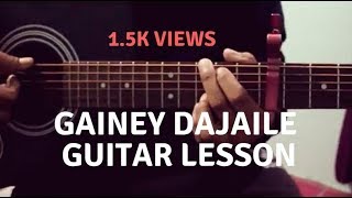 Gainey dajai guitar lesson Trishna Gurung [upl. by Blaise]