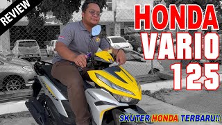 Skuter Terbaru Honda VARIO 125  Malaysia Review [upl. by Aryam]