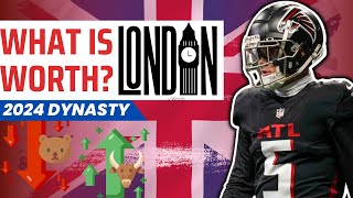 Drake Londons Dynasty Fantasy Football Trade Value 2024 [upl. by Akienahs534]