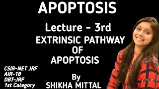 EXTRINSIC PATHWAY OF APOPTOSIS CSIRNET JRF LIFESCIENCE [upl. by Ahsinwad]