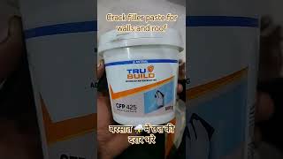 Crack filler paste for roof and walls  monsoon waterproofing solution bestwaterproofing ytshorts [upl. by Landbert979]