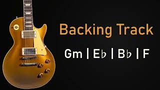 Blues Rock BACKING TRACK G Minor  Gm Eb Bb F  120 BPM  Guitar Backing Track [upl. by Rucker790]