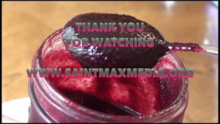 DIY Aronia Jam Recipe  Super Good And Super Easy [upl. by Eylatan]