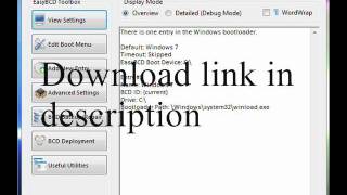 Easy bcd 21  Download link in description [upl. by Teerpnam]