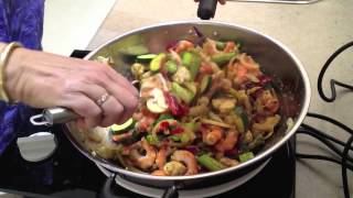 Prawn Noodle Stir Fry [upl. by Yessac]