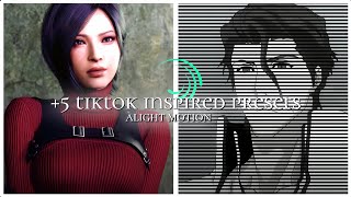 5 Tiktok Trending presets 7  XML  QR  CC  anime alightmotionpresets microwaveedit bleach [upl. by Babb]