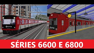 CPTM  Séries 6600 e 6800 em Testes Pela Linha 40 Pêssego [upl. by Roscoe]