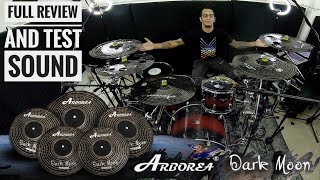 DARK MOON CYMBALS SERIES by ARBOREACYMBALS REVIEW AND SOUNDLAB [upl. by Ganiats14]