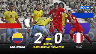 Colombia vs Perú acá revivimos los mejores momentos del partido rumbo al Mundial 2018 [upl. by Yecal867]