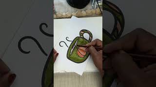 Fall into Pumpkin Spice Coffee asmrvideos inspiration drawing crayola satisfying shorts asmr [upl. by Annyahs270]