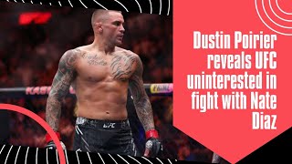 quotDustin Poirier Drops Bombshell Why UFC is Avoiding Nate Diaz Fight 😱quotESPNMMA [upl. by Verina50]