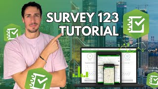 CREATE A SURVEY USING ARCGIS SURVEY123  TUTORIAL  ADD QUESTIONS PUBLISH AND ANALYTICS [upl. by Ellehsal86]