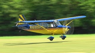 Citabria Aerobatic Demo by Tom Beamer at the Golden Age Air Flying Circus 2018 [upl. by Andrej155]