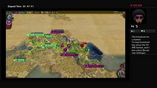 Civilization VI Gallic Empire Huge Primordial Map Session 3 [upl. by Okiruy]