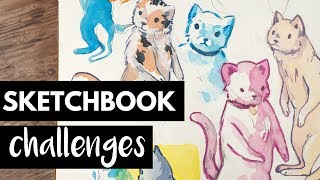 6 Challenges to Fill Your Sketchbook [upl. by Curry]