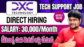 DXC Technology Hiring Started  Mega Off Campus Drive 2024  Latest jobs in Telugu  VtheTechee [upl. by Abehs409]