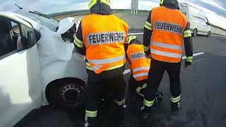 15092022  Verkehrsunfall S5 Richtung Wien Rettungsgasse [upl. by Forrer]