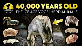 40000YearOld Ice Age Figurines The Vogelherd Animals  Ancient Architects [upl. by Lak529]