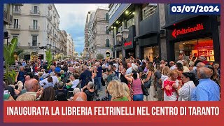 Inaugurata la Libreria Feltrinelli nel centro di Taranto [upl. by Trevar]